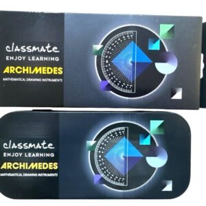 Classmate Archimedes Geometry Box | Die- Cast Compass | Mechanical Pencil | Double sided tray