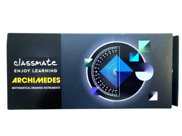 Classmate Archimedes Geometry Box | Die- Cast Compass | Mechanical Pencil | Double sided tray - Image 2