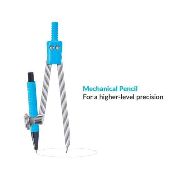 Classmate Asteroid Geometry Box & Classmate Archimedes Geometry Box | Die- Cast Compass | Mechanical Pencil | Double sided tray - Image 6
