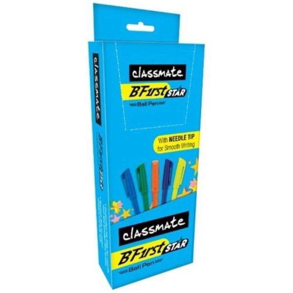 Classmate Bfirst Star Ball Pen (Blue) - Pack of 5 (50 Pens) - Image 3