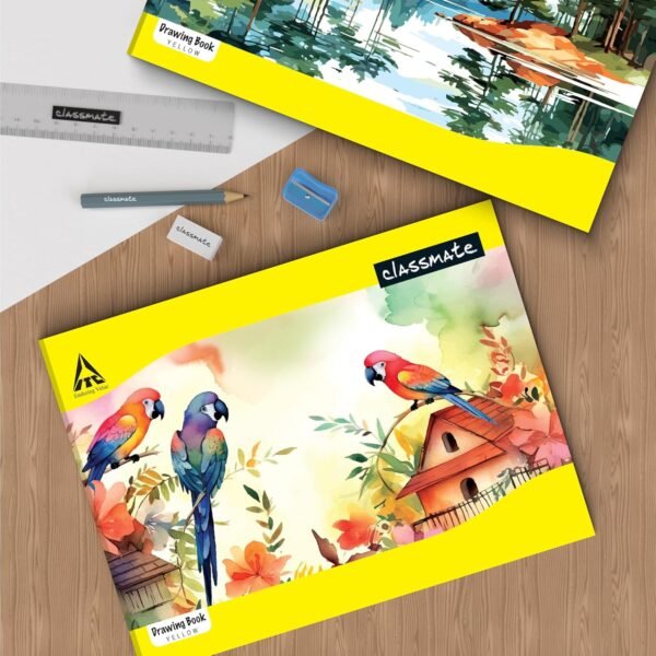 Classmate Drawing Book - A4, Soft Cover - Pack of 3 - Image 2