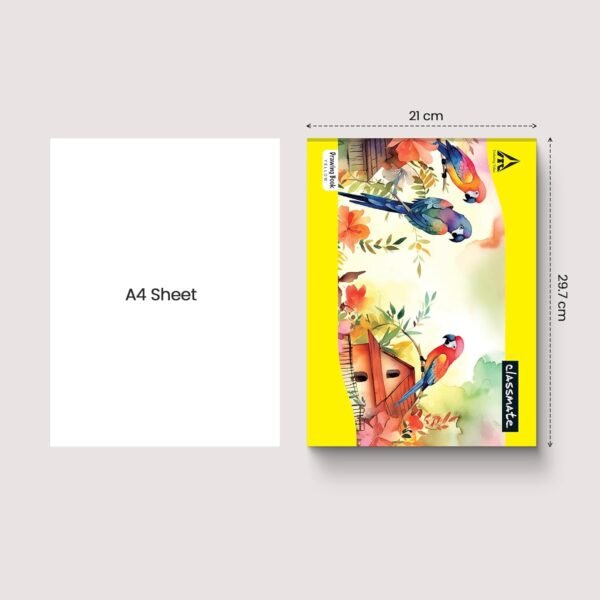 Classmate Drawing Book - A4, Soft Cover - Pack of 3 - Image 5
