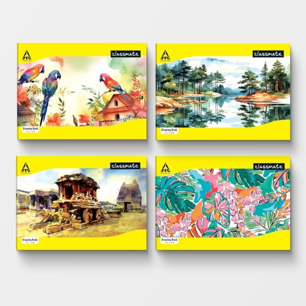 Classmate Drawing Book - A4, Soft Cover - Pack of 3 - Image 8