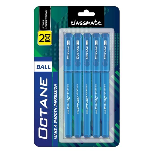 Classmate Drawing Book - Unruled, 40 Pages, 210 mm x 297 mm - Pack of 4 Octane- Blue Ball Pens (Pack of 5) - Image 7