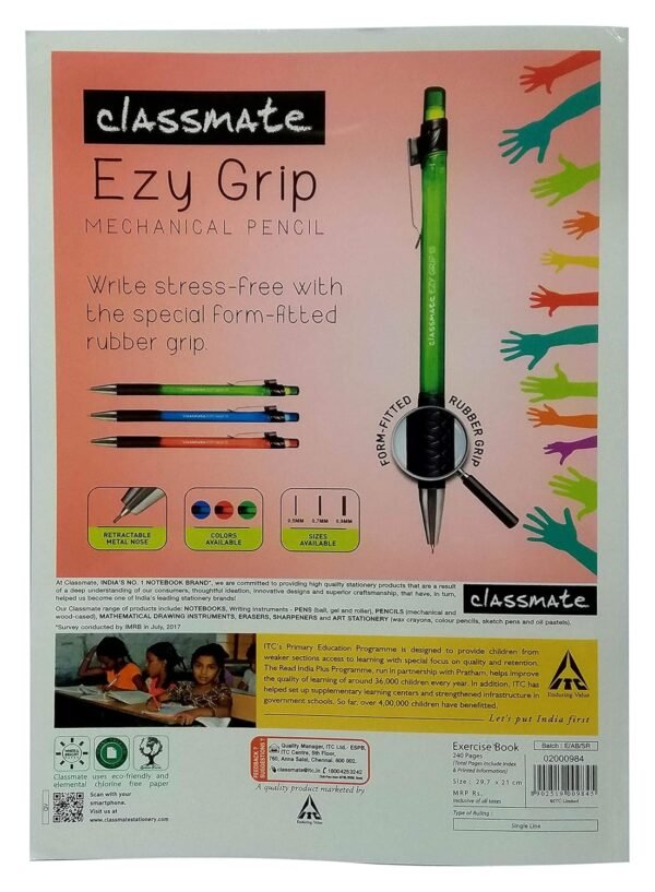 Classmate Exercise Note Book - Single Line (240 Pages) - Image 2