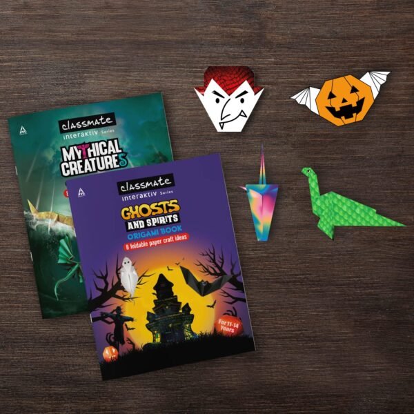 Classmate Interaktiv Origami Craft Book (Pack of 2 ) - Mythical Creatures and Ghosts & Spirits, Multicolor (2661002) - Image 7