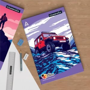 Classmate Long Book | 160 Pages | Unruled | 33.0cm x 21.0cm | Pack of 2 | Long Size Unruled Notebook for School Students