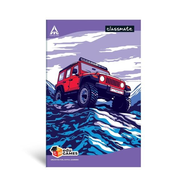 Classmate Long Book | 160 Pages | Unruled | 33.0cm x 21.0cm | Pack of 2 | Long Size Unruled Notebook for School Students - Image 3
