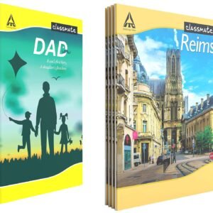 Classmate Long Book - Single Line, 172 Pages, 272 mm x 167 mm - Pack Of 3 & Classmate Notebook - Single Line