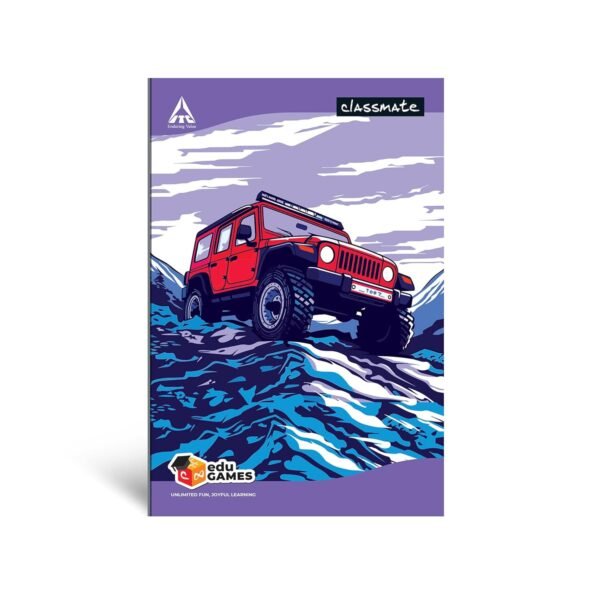 Classmate Long Book - Unruled, 172 Pages, 272 mm x 167 mm - Pack Of 3 - Image 5