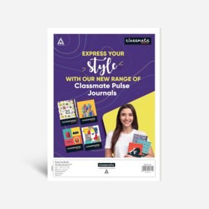Classmate Long Notebook - A4, Soft Cover, 304 Pages, Single Line (Pack of 6)