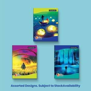 Classmate LongBook | 172 Pages | Single Line | 29.7cm x 21cm | Pack of 3 | Ruled Notebook for School Students