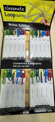 Classmate Loop Ball Pen Pack, 20 Pens, Assorted Colours, Wr…