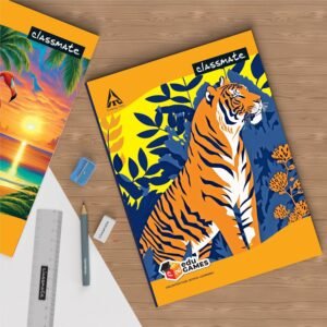 Alternative view of Classmate Notebook | 120 Pages | Single Line | 24.0cm x 18.0cm | Pack of 4 | Ruled Notebook for School Students