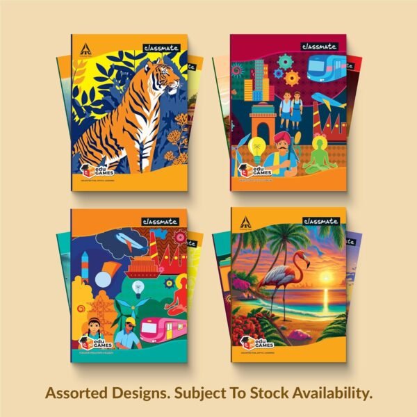 Classmate Notebook | 120 Pages | Single Line | 24.0cm x 18.0cm | Pack of 4 | Ruled Notebook for School Students - Image 4