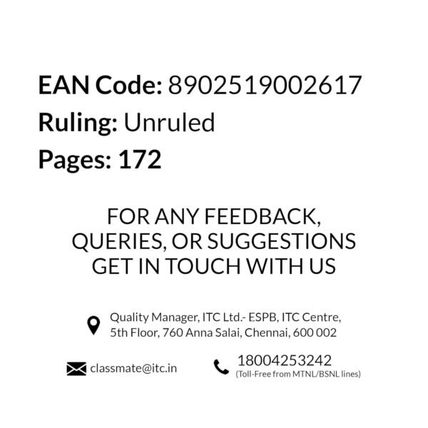 Classmate Notebook | 120 Pages | Single Line | 24.0cm x 18.0cm | Pack of 4 | Ruled Notebook for School Students - Image 5