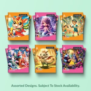 Alternative view of Classmate Notebook | 172 Pages | Single Line | 19.0cm x 15.5cm | Pack of 5 | Short Size Ruled Notebook for School Students
