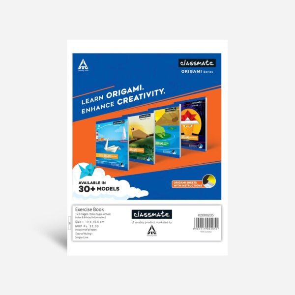 Classmate Notebook | 172 Pages | Single Line | 19.0cm x 15.5cm | Pack of 5 | Short Size Ruled Notebook for School Students - Image 6