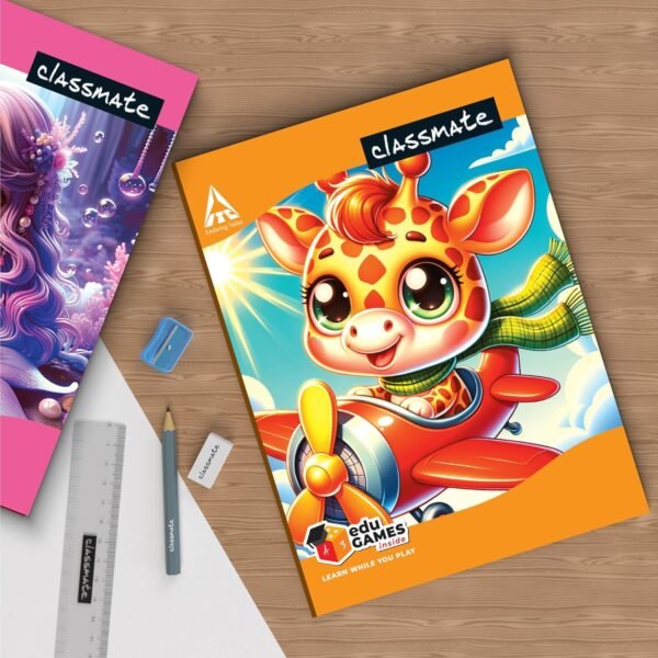 Classmate Notebook | 172 Pages | Single Line | 19.0cm x 15.5cm | Pack of 5 | Short Size Ruled Notebook for School Students - Image 7
