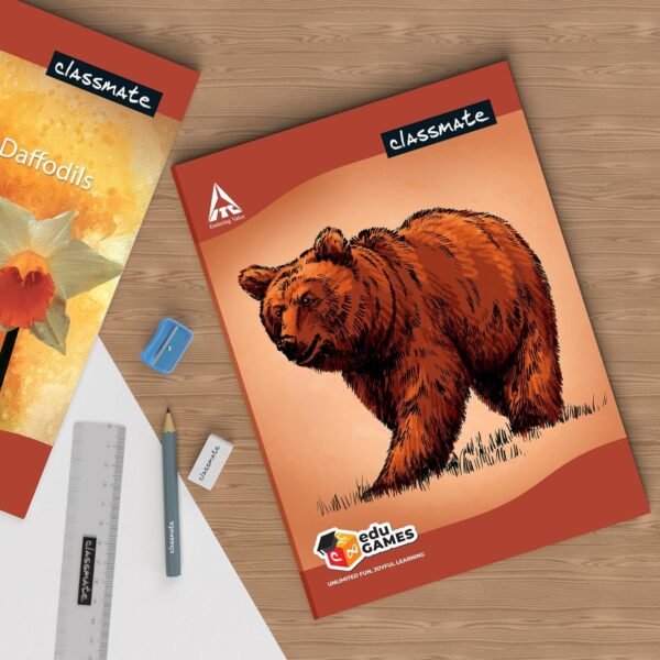 Classmate Notebook | 72 Pages | Unruled | 24.0cm x 18.0cm | Pack of 4 | Unruled Notebook for School Students - Image 7