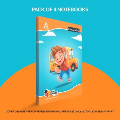 Classmate Notebook - Four Lines With Gap Long Book - Single…