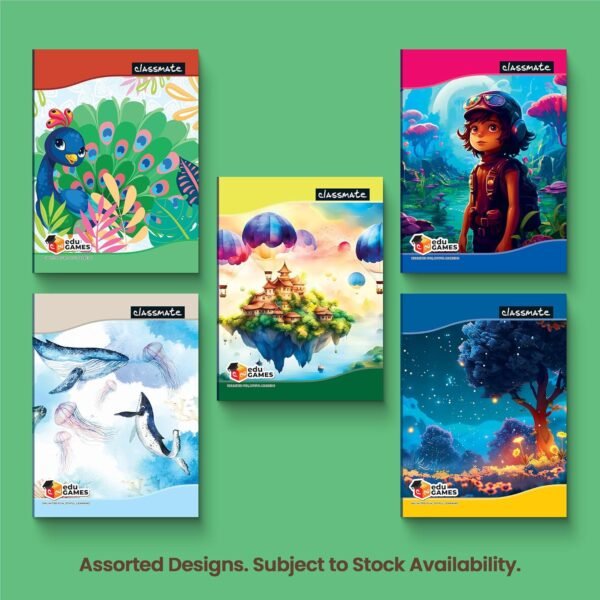 Classmate Notebook - Single Line, 172 Pages, 240 mm x 180 mm - Pack Of 4 - Image 4