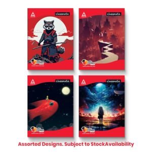 Alternative view of Classmate Notebook - Single Line Interleaf, 120 Pages, Soft Cover, 240mm x 180mm (Pack Of 12)