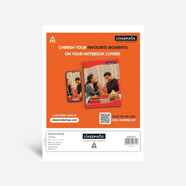 Classmate Notebook - Soft Cover, 124 Pages, 210x170mm, Single Line - Image 7