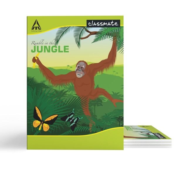 Classmate Notebook - Unruled & Classmate Pulse Spiral Notebook - 240 mm x 180 mm, Soft Cover, 200 Pages, Unruled