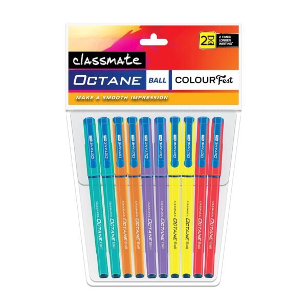 Classmate Octane- Blue Ball Pens (Pack of 10) Octane- Blue Ball Pens (pack Of 5) - Image 5