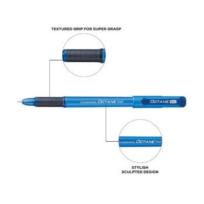 Classmate Octane- Blue Ball Pens (pack Of 10) | Smooth and …
