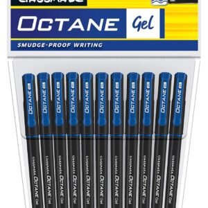 Classmate Octane- Blue Gel Pens (pack Of 11) Smooth Writing Pens| Water-proof Ink For Smudge-free Writing| Preferred By Students For Exam & Class Notes| Study At Home Essentials
