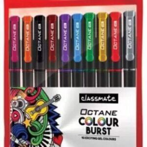 Classmate Octane Burst Multi Colour(Pack of 10) -(Pack of 3) Gel Pen (Pack of 3)