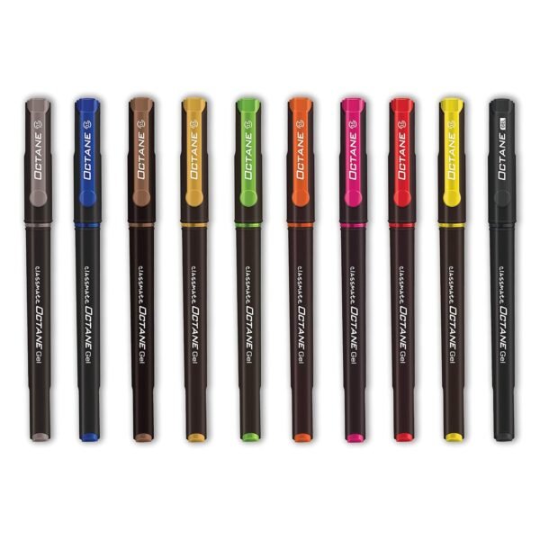Classmate Octane Colour Burst - Count Of 10 (Assorted) Octane Ball Pen (Blue)- Pack Of 5