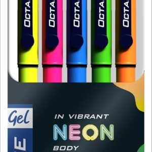 Alternative view of Classmate Octane Gel Neon - Count of 5 (Blue)