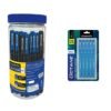 Classmate Octane Gel Pen (Blue & Black)- Pack Of 25 + 10 Gel Refills Free Octane Ball Pen (Blue)- Pack Of 5
