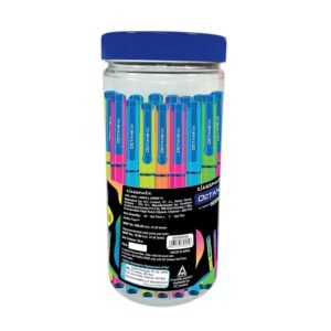 Alternative view of Classmate Octane Neon Gel 25s Jar- 25 Blue Gel Pens Pulse Single Line 5 Subject Notebook - 267mm x 203mm, 60GSM, 250 Pages