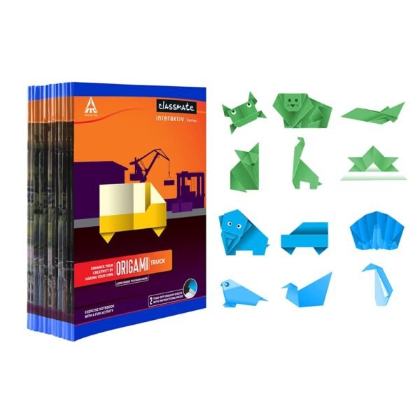 Classmate Origami Longbook - Single Line,272 X 167Mm, 172 Pages, Pack Of 12 - Image 6