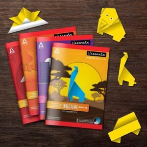 Alternative view of Classmate Origami Notebooks - Single Line, 168 Pages, 240 mm x 180 mm - Pack Of 12