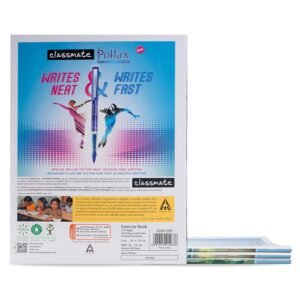 Alternative view of Classmate Origami Notebooks - Single Line, 172 Pages, 240 mm x 180 mm - Pack Of 4
