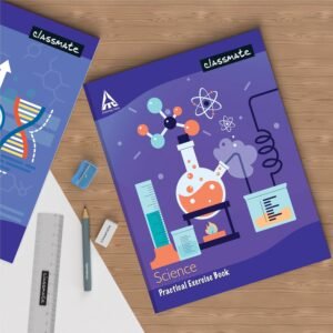 Classmate Practical Notebook - 26.5 X 21.5 cm, Hard Cover, 116 Pages, Single Line - Pack of 6