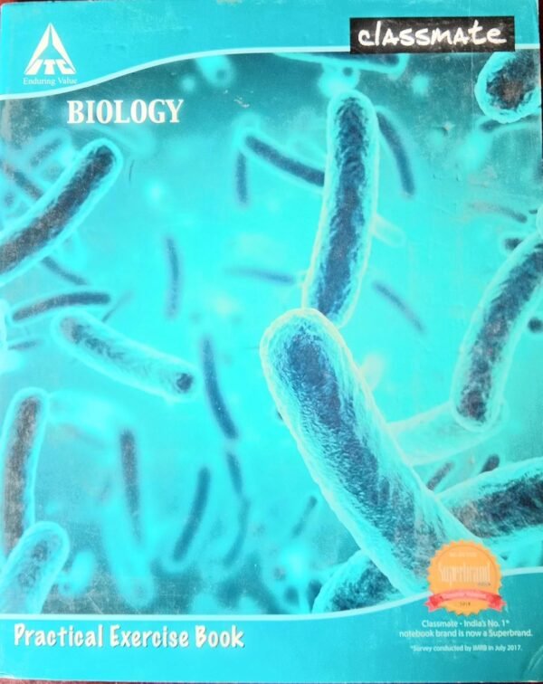Classmate Practical Notebook - Biology, Hard Cover, 116 Pages, 265x215mm(pack od 6)