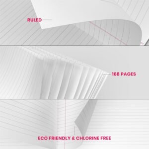 Classmate Practical Notebook - Chemistry, Hard Cover, 180 Pages, 280x220, Single Line/Blank (Pack of 6)