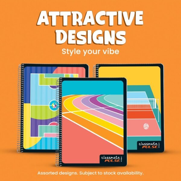 Classmate Premium 6 Subject Notebook - 203mm x 267mm, Soft Cover, 300 Pages, Single Line