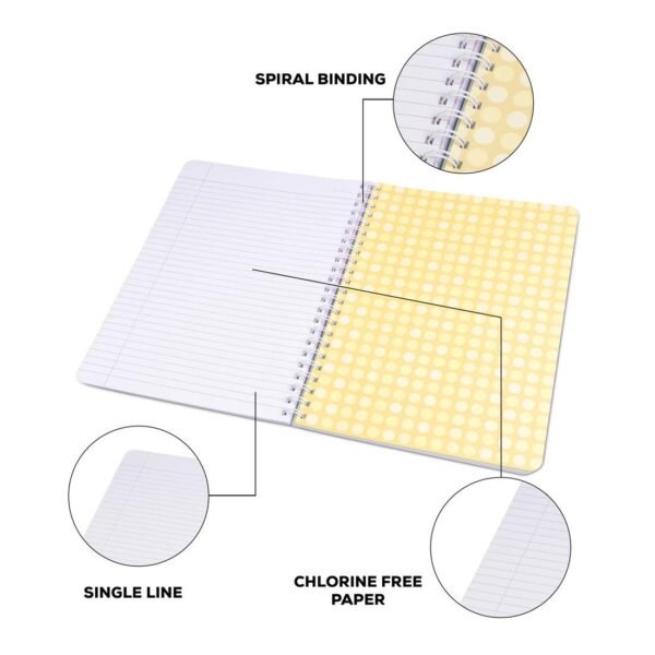 Classmate Premium 6 Subject Notebook - A4, Soft Cover, 300 Pages, Single Line - Image 2