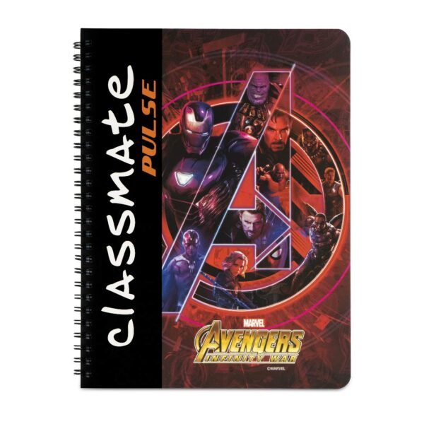 Classmate Premium 6 Subject Spiral Notebook - 203Mm X 267Mm, Soft Cover, 300 Pages, Unruled & Classmatepulse Notebook - Single Line, 180 Pages, Spiral Binding, 240Mm X 180Mm - Image 4