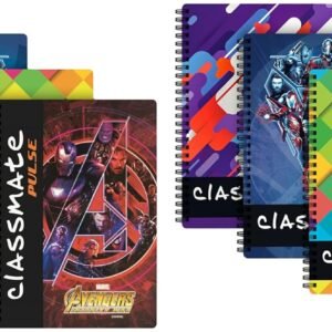 Alternative view of Classmate Pulse 1 Subject Notebook - 240mm x 180mm, Soft Cover, 180 Pages, Single Line, Pack of 8
