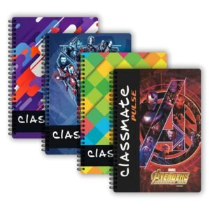 Alternative view of Classmate Pulse 1 Subject Notebook Pulse Single Line 5-Subject Notebook - 240mm x 180mm, 60GSM, 250 Pages