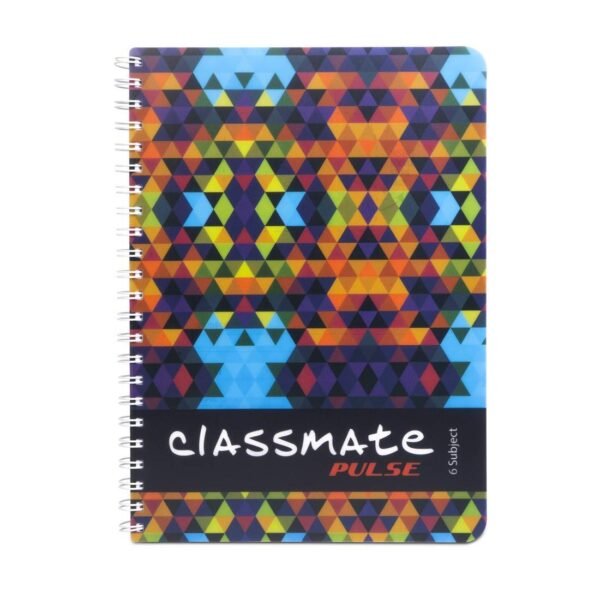 Classmate Pulse 6 Spiral Notebook - 297 mm x 210 mm, Soft Cover, 300 Pages, Unruled - Image 5