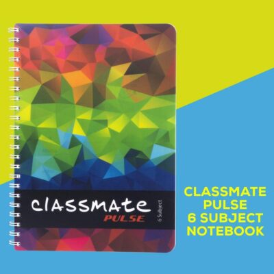 Classmate Pulse 6 Subject A4 Register Single Line 300 Pages…